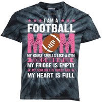 Funny Football Mom Quote Fan Kids Tie-Dye T-Shirt