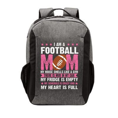 Funny Football Mom Quote Fan Vector Backpack