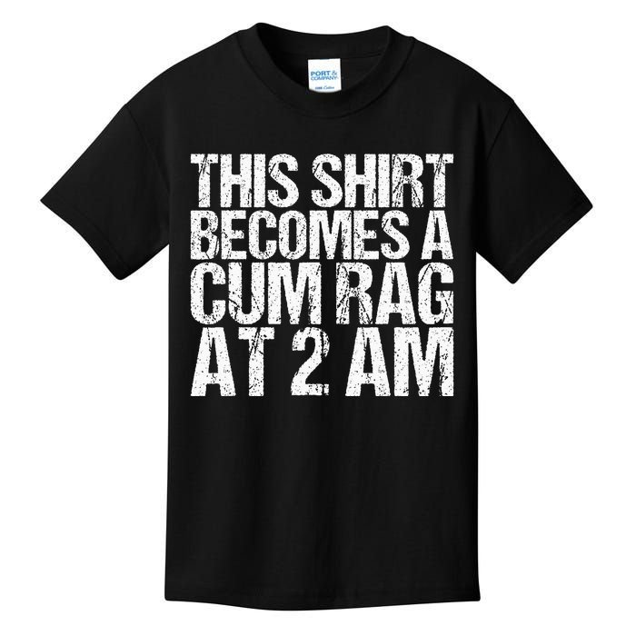 Funny For Men Women With Sayings Cum Rag Kids T-Shirt