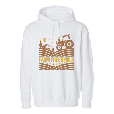 Farm Fresh Milk Garment-Dyed Fleece Hoodie