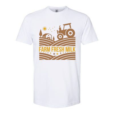 Farm Fresh Milk Softstyle® CVC T-Shirt