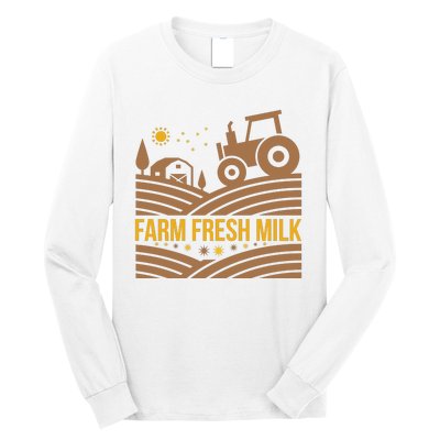 Farm Fresh Milk Long Sleeve Shirt