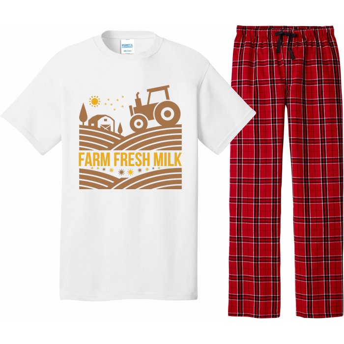 Farm Fresh Milk Pajama Set