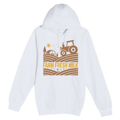 Farm Fresh Milk Premium Pullover Hoodie