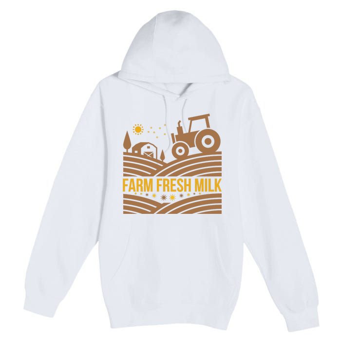 Farm Fresh Milk Premium Pullover Hoodie