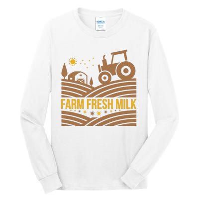 Farm Fresh Milk Tall Long Sleeve T-Shirt