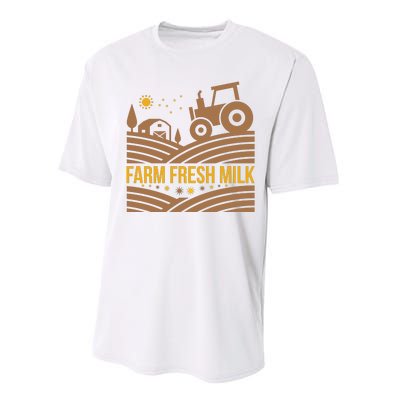 Farm Fresh Milk Performance Sprint T-Shirt