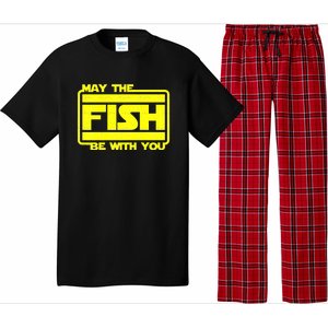 Funny Fishing May The Fish Be With You Fisher Pajama Set