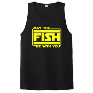 Funny Fishing May The Fish Be With You Fisher PosiCharge Competitor Tank