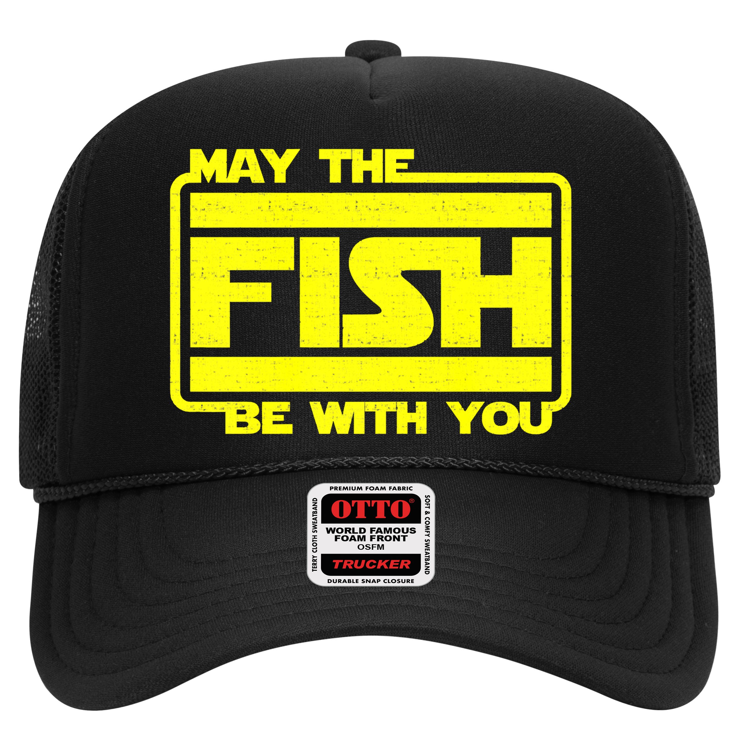 Funny Fishing May The Fish Be With You Fisher Hat