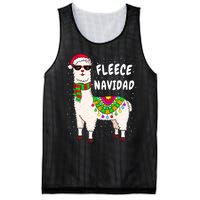 Fleece Feliz Navidad Llama Christmas Cute Xmas Gift Mesh Reversible Basketball Jersey Tank