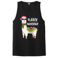 Fleece Feliz Navidad Llama Christmas Cute Xmas Gift PosiCharge Competitor Tank