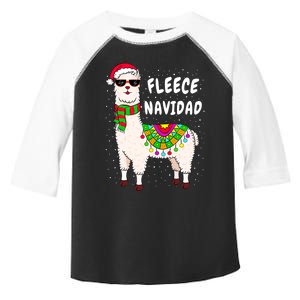 Fleece Feliz Navidad Llama Christmas Cute Xmas Gift Toddler Fine Jersey T-Shirt