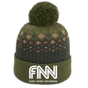 Fnn Fake News Network The Baniff Cuffed Pom Beanie