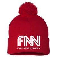 Fnn Fake News Network Pom Pom 12in Knit Beanie