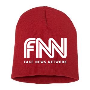 Fnn Fake News Network Short Acrylic Beanie