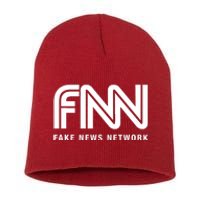 Fnn Fake News Network Short Acrylic Beanie