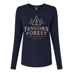 Fangorn Forest National Park Bookworms Saying Womens Cotton Relaxed Long Sleeve T-Shirt