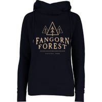 Fangorn Forest National Park Bookworms Saying Womens Funnel Neck Pullover Hood