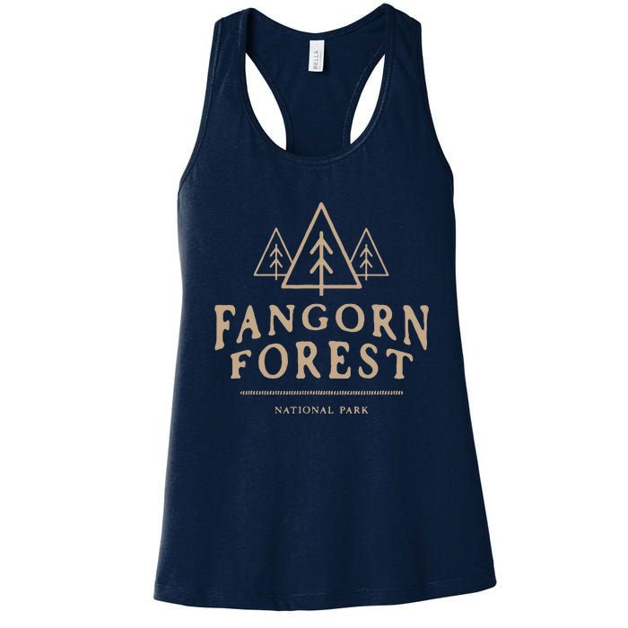 Fangorn Forest National Park Bookworms Saying Women's Racerback Tank