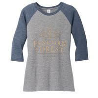 Fangorn Forest National Park Bookworms Saying Women's Tri-Blend 3/4-Sleeve Raglan Shirt