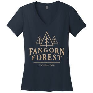 Fangorn Forest National Park Bookworms Saying Women's V-Neck T-Shirt