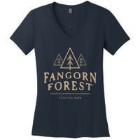 Fangorn Forest National Park Bookworms Saying Women's V-Neck T-Shirt