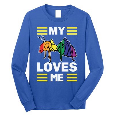 Friends Family Nephew Niece Ant Lovers My Aunt Loves Me Meaningful Gift Long Sleeve Shirt