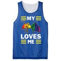 Friends Family Nephew Niece Ant Lovers My Aunt Loves Me Meaningful Gift Mesh Reversible Basketball Jersey Tank