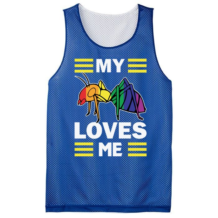 Friends Family Nephew Niece Ant Lovers My Aunt Loves Me Meaningful Gift Mesh Reversible Basketball Jersey Tank