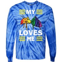 Friends Family Nephew Niece Ant Lovers My Aunt Loves Me Meaningful Gift Tie-Dye Long Sleeve Shirt