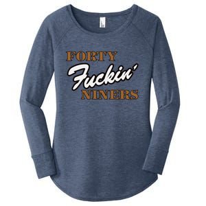 Forty Fuckin Niners Women's Perfect Tri Tunic Long Sleeve Shirt