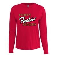 Forty Fuckin Niners Womens Cotton Relaxed Long Sleeve T-Shirt