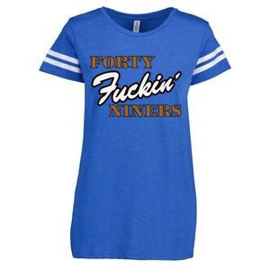 Forty Fuckin Niners Enza Ladies Jersey Football T-Shirt