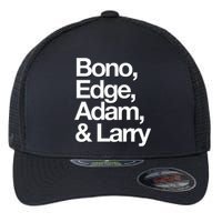 Famous First Names Bono Edge Adam & Larry Flexfit Unipanel Trucker Cap