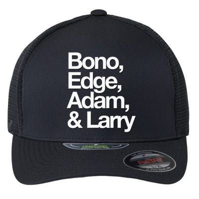 Famous First Names Bono Edge Adam & Larry Flexfit Unipanel Trucker Cap