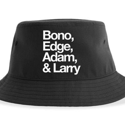 Famous First Names Bono Edge Adam & Larry Sustainable Bucket Hat