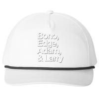 Famous First Names Bono Edge Adam & Larry Snapback Five-Panel Rope Hat