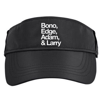 Famous First Names Bono Edge Adam & Larry Adult Drive Performance Visor