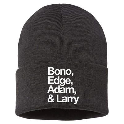 Famous First Names Bono Edge Adam & Larry Sustainable Knit Beanie