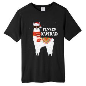 Fleece Feliz Navidad Llama Funny Christmas Pajamas Llamazing Tall Fusion ChromaSoft Performance T-Shirt