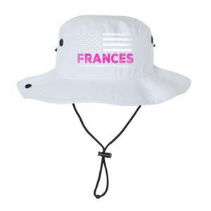 Frances First Name Gift Frances Name American Flag Funny Gift Legacy Cool Fit Booney Bucket Hat