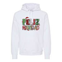 Funny Feliz Navidad Spanish Merry Christmas Christmas Lights Family Matching Premium Hoodie