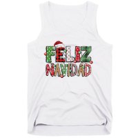 Funny Feliz Navidad Spanish Merry Christmas Christmas Lights Family Matching Tank Top