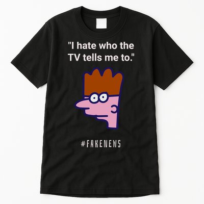 Funny Fake News Media Anti War Ukraine China Propaganda Tall T-Shirt
