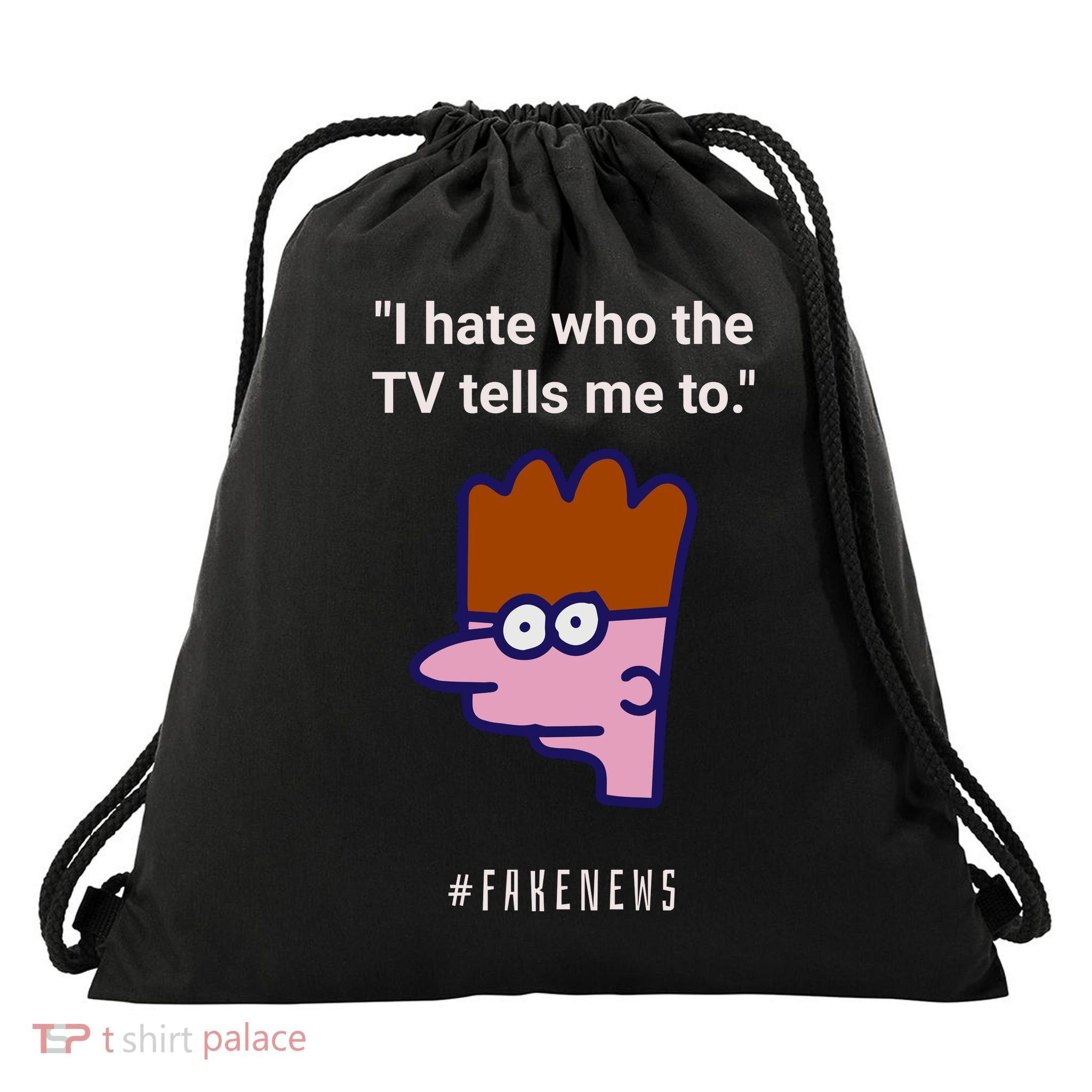 Funny Fake News Media Anti War Ukraine China Propaganda Drawstring Bag