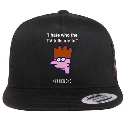 Funny Fake News Media Anti War Ukraine China Propaganda Flatbill Hat