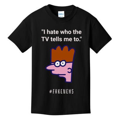 Funny Fake News Media Anti War Ukraine China Propaganda Kids T-Shirt
