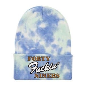 Forty Fuckin Niners Tie Dye 12in Knit Beanie