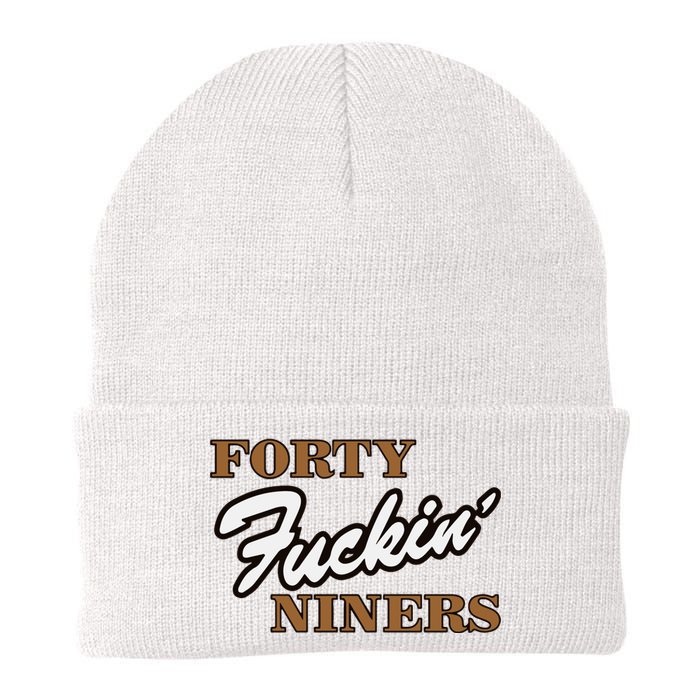 Forty Fuckin Niners Knit Cap Winter Beanie